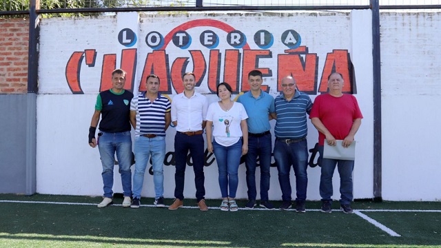 Autoridades de Lotería Chaqueña y del Instituto del Deporte, recorrieron Clubes de Resistencia