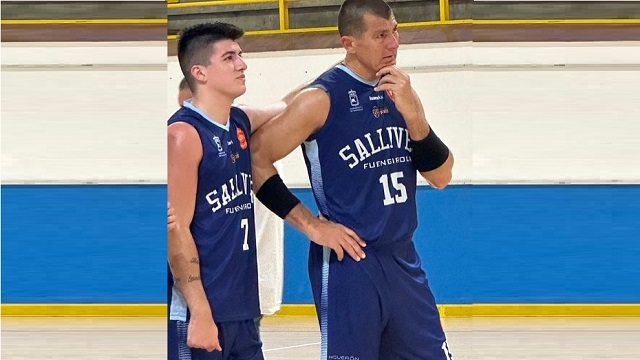 Jugando con su hijo y a los 51 años: el "Colo" Wolkowyski se retiró del básquet