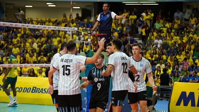 Histórico: Argentina venció a Brasil y se quedó con el título en el Sudamericano masculino de vóley