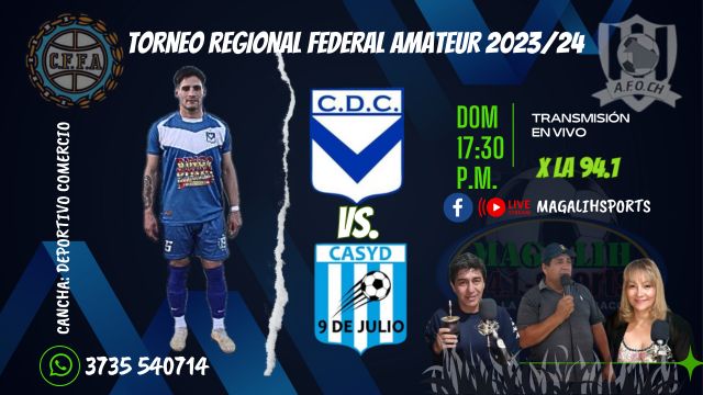 Federal Amateur 2023/24: El Equipo Deportivo MagaLih Sports en un nuevo Federal acompañando a los representantes de Afoch 