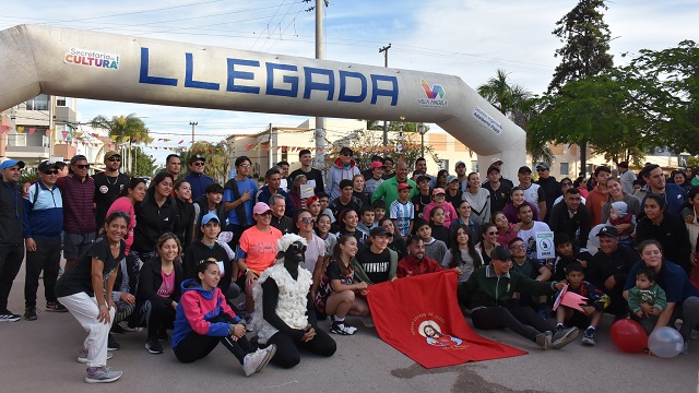 Se realizó la primera maratón de la Parroquia Sagrado Corazón de Jesús con el acompañamiento del Municipio 