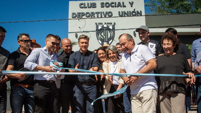 Impulso al Deporte: En Colonia Elisa, el Gobernador habilitó las refacciones en el Club Social y Deportivo Unión 