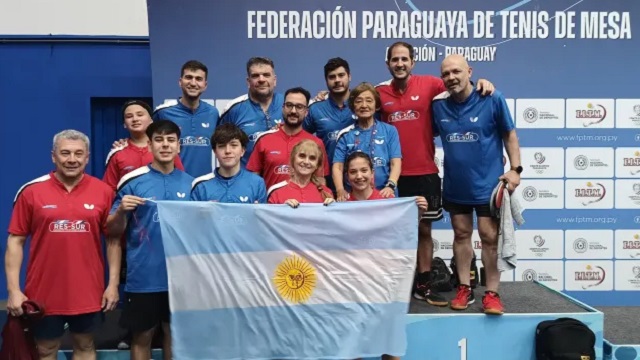 Tenis de mesa: podios chaqueños en el 10° abierto de Asunción
