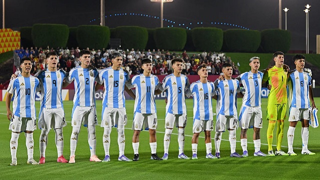 Mundial Sub 17: Con un golazo del chaqueño Esquivel, Argentina le ganó 3-2 a Bélgica