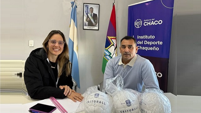 Cestoball en el Instituto del Deporte Chaqueño.