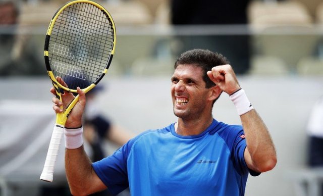 Roland Garros: Delbonis dio el golpe e hizo historia, venció a Fognini y accedió por primera vez a octavos de final