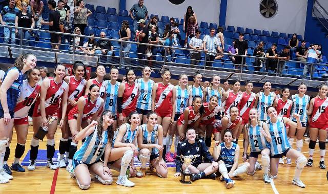 Vóley: Las panteritas sub19 rugieron fuerte en Charata,  derrotaron a Perú