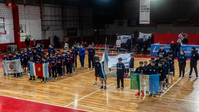 Ceremonia inaugural del Campeonato Argentino de Federaciones Mini Masculino