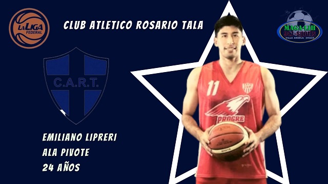 Liga Federal 2023: Emiliano Lipreri jugará en Atlético Tala