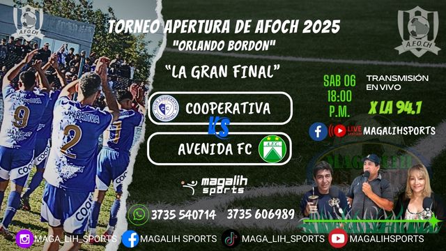 Apertura 2025: Se define el torneo en la ciudad del diamante y lo vas a vivir por MagaLih Sports