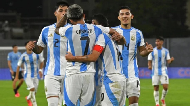 Sudamericano Sub 20: en un partido electrizante, la Selección argentina le ganó a Uruguay y avanza al Mundial