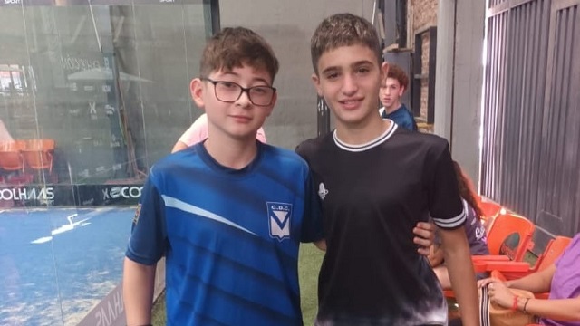 El Sylvinense Fantino Aguirre en el selectivo de pádel de Córdoba