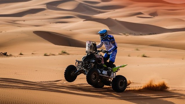 Dakar 2024: Manuel Andújar ganó la cuarta etapa en quads y quedó líder en la general