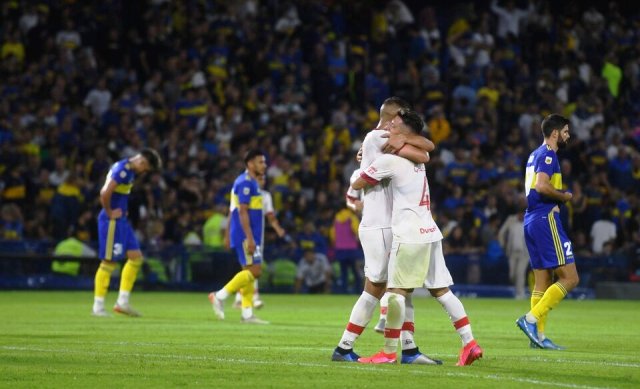 Liga Profesional: Boca no tuvo fútbol y perdió con Huracán en la Bombonera