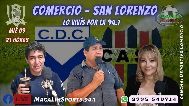 Afoch - Comercio y San Lorenzo cierran la Ida de los cuartos de final