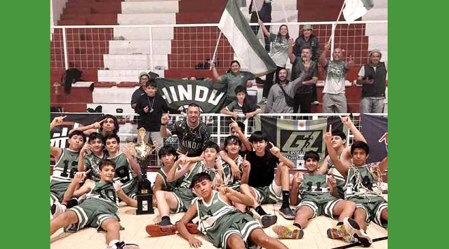 Liga Federal Formativa U15: Hindú se coronó campeón provincia