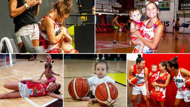 La historia de Antonella González, la jugadora de básquet que amamantó a su beba en un entretiempo