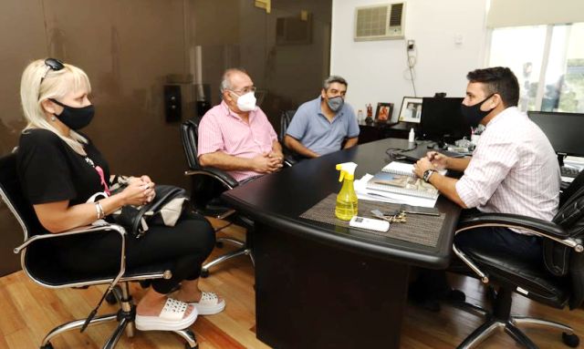 Lotería Chaqueña y el Club Marcelino Ugarte proyectan obras deportivas