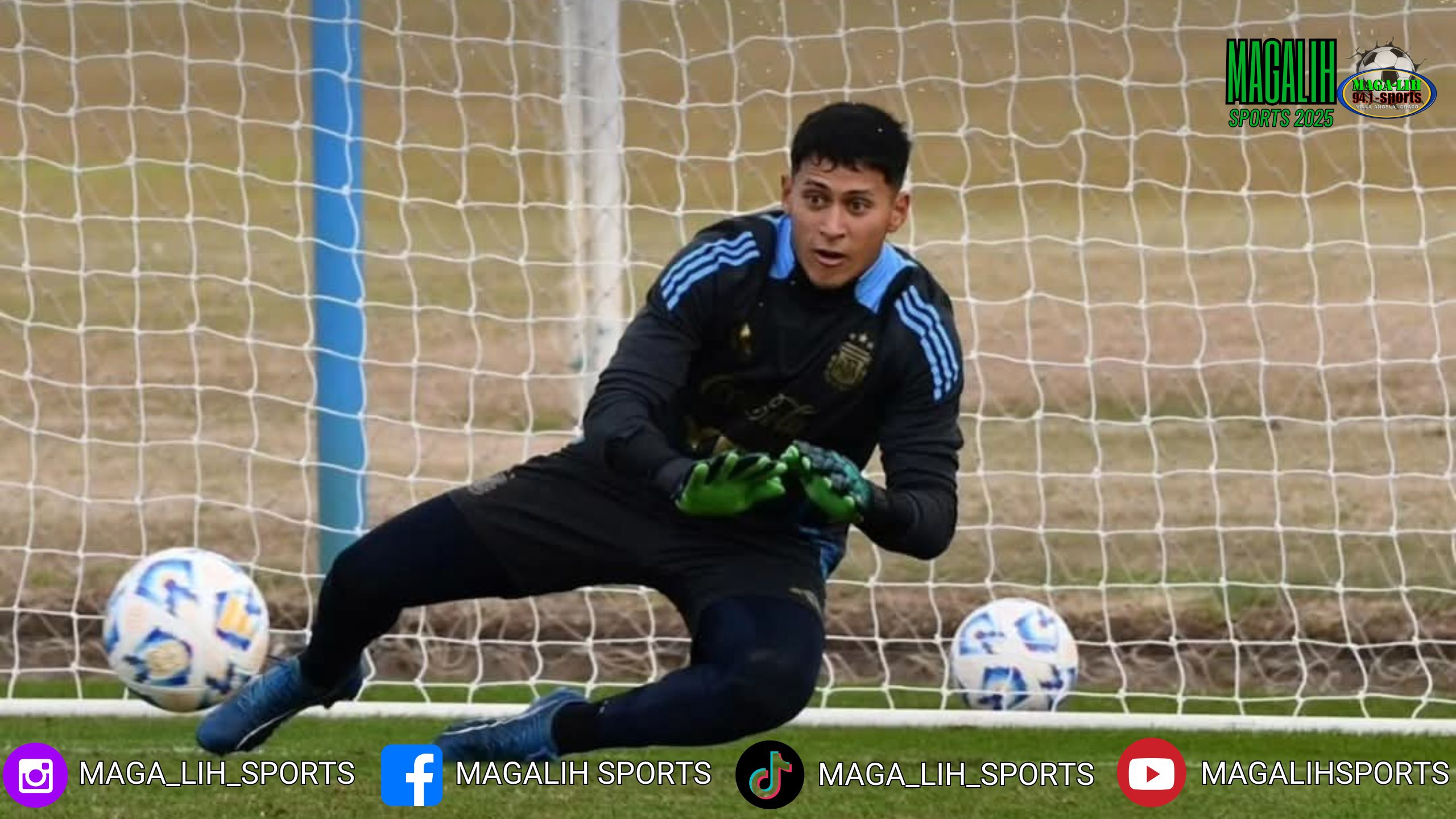 Selección Sub20: El Quitilipense Facundo Quintana hizo su presentación en la Albiceleste