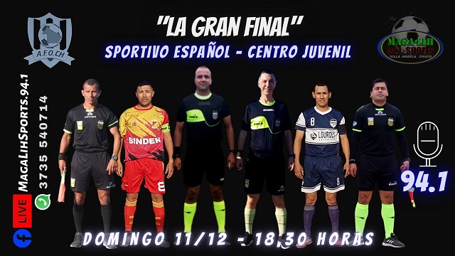 Llegó la hora de la verdad, Sportivo y Juvenil definen el campeón del clausura de Afoch