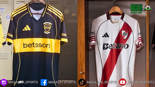 Boca y River presentaron sus nuevas camisetas para el Mundial de Clubes