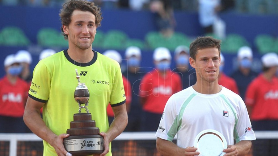 El "Peque" Schwartzman cayó ante el noruego Casper Ruud en la final del Argentina Open