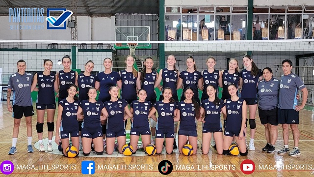 Las Panteritas: El Seleccionado Argentino Juvenil de Vóley se encuentra en Villa Angela