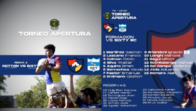 Rugby: El Cotton comienza a transitar el camino del apertura 2025