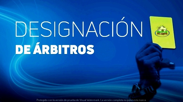 Designaciones de Árbitros para las semifinales del Torneo Federativo
