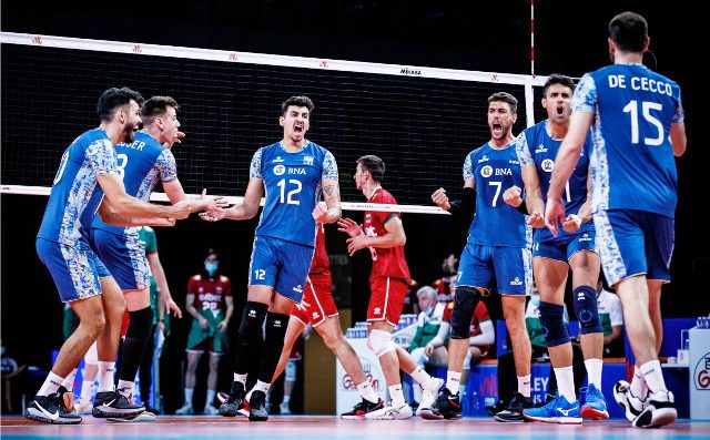 Liga de las Naciones: Argentina derrotó a Bulgaria 3 a 1 en su quinta victoria en Rimini