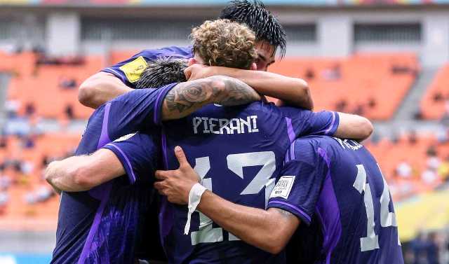 Argentina goleó y obtuvo el pase a los octavos de final del Mundial Sub 17