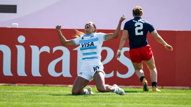 Las "Yaguaret&eacute;s" subcampeonas en el Seven de Dubai