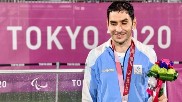 Ángel Deldo fue convocado para el Mundial de fútbol para ciegos