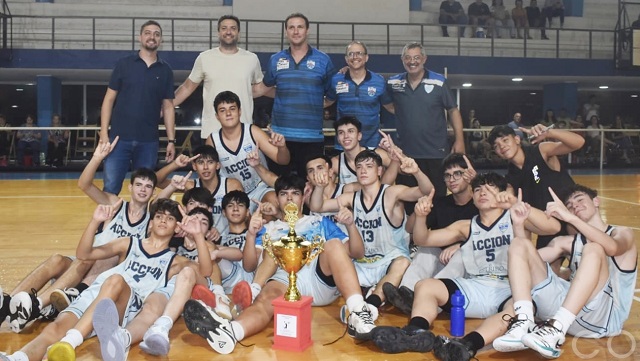Acción venció a Caupolicán y se adjudicó la  “Copa Sáenz Peña” de básquet