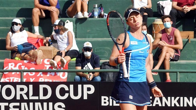 Copa Lawn Tenis Club: Podoroska no pudo mantener el ritmo y Argentina está abajo 2-1 ante Kazajistán