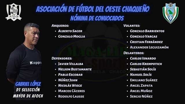 El seleccionado de Afoch comienza su participación en la "Copa Chaco"