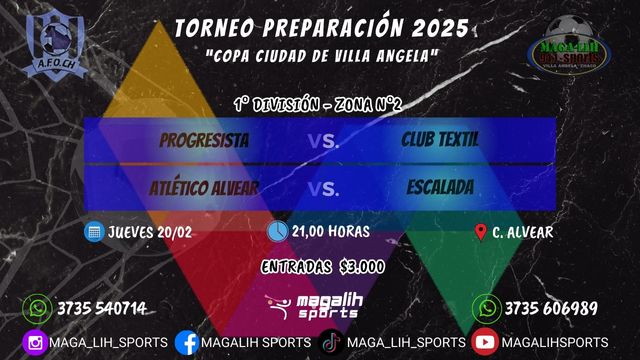 Afoch 2025: El fútbol liguista se pone en marcha con la "Copa Ciudad de Villa Angela" 