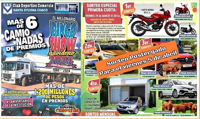 Bingo 2024 - COMUNICADO