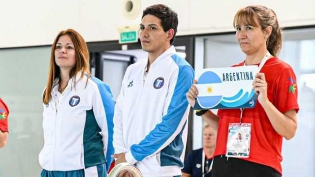 Argentina consigue la segunda medalla en Mundial de natación para sordos