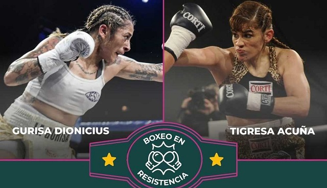 “La Tigresa” Acuña y “La Gurisa” Dionicius pelean en Resistencia por el título del mundo