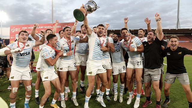 Los Pumas coronaron el Seven de Hamilton con una victoria épica ante los All Blacks