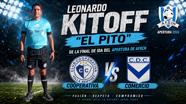 Apertura de Afoch 2026: Kitoff tendr&aacute; su prueba de fuego en la final de ida
