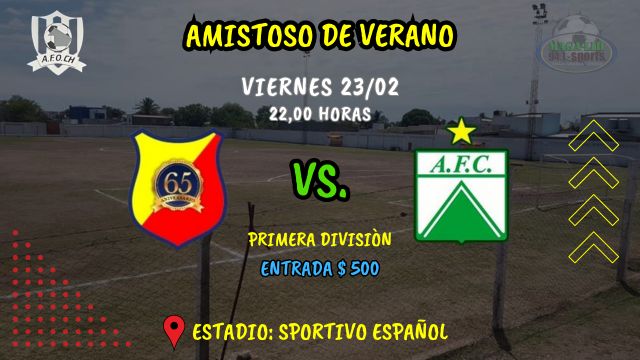 Amistoso: Vuelve el Fútbol de Primera División a Sportivo Español