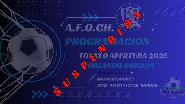 Fin de semana sin futbol, Afoch y Federación suspendieron su programación