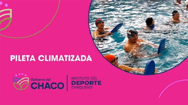 Pileta climatizada abrió sus puertas