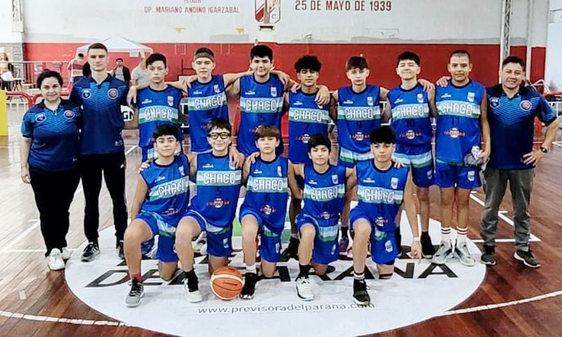 U13: Chaco fue segundo en el regional masculino