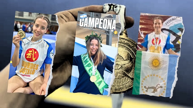 La Chaqueña Lourdes Sotelo, Campeona Sudamericana de Wushu Kung Fu