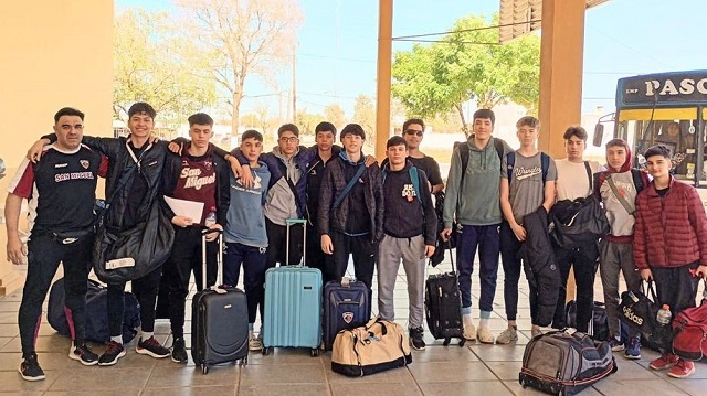 Los chicos del U15 de San Miguel de Río Gallegos llegaron al Chaco
