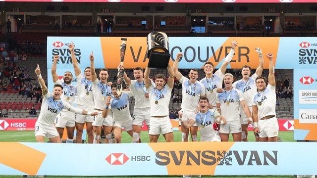 Los Pumas 7 son tricampeones del Seven de Vancouver tras vencer a Nueva Zelanda