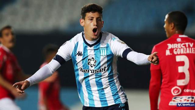 Copa Libertadores: Con tres goles de Chancalay, Racing goleó a Rentistas y finalizó primero en su grupo